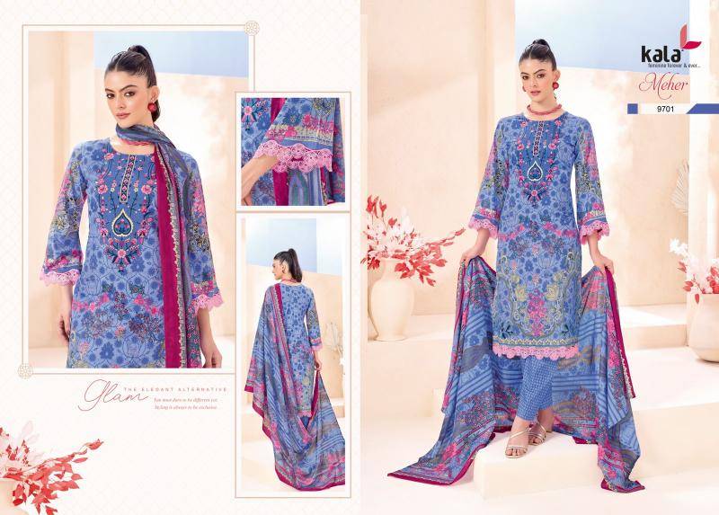 Kala meher vol-12 Dress material wholesalers in Bangalore